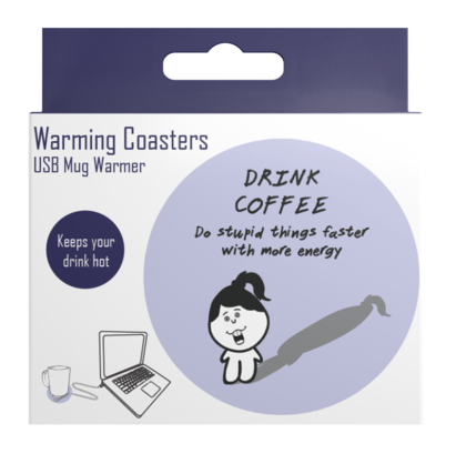 Warming Coaster - Drink Coffee