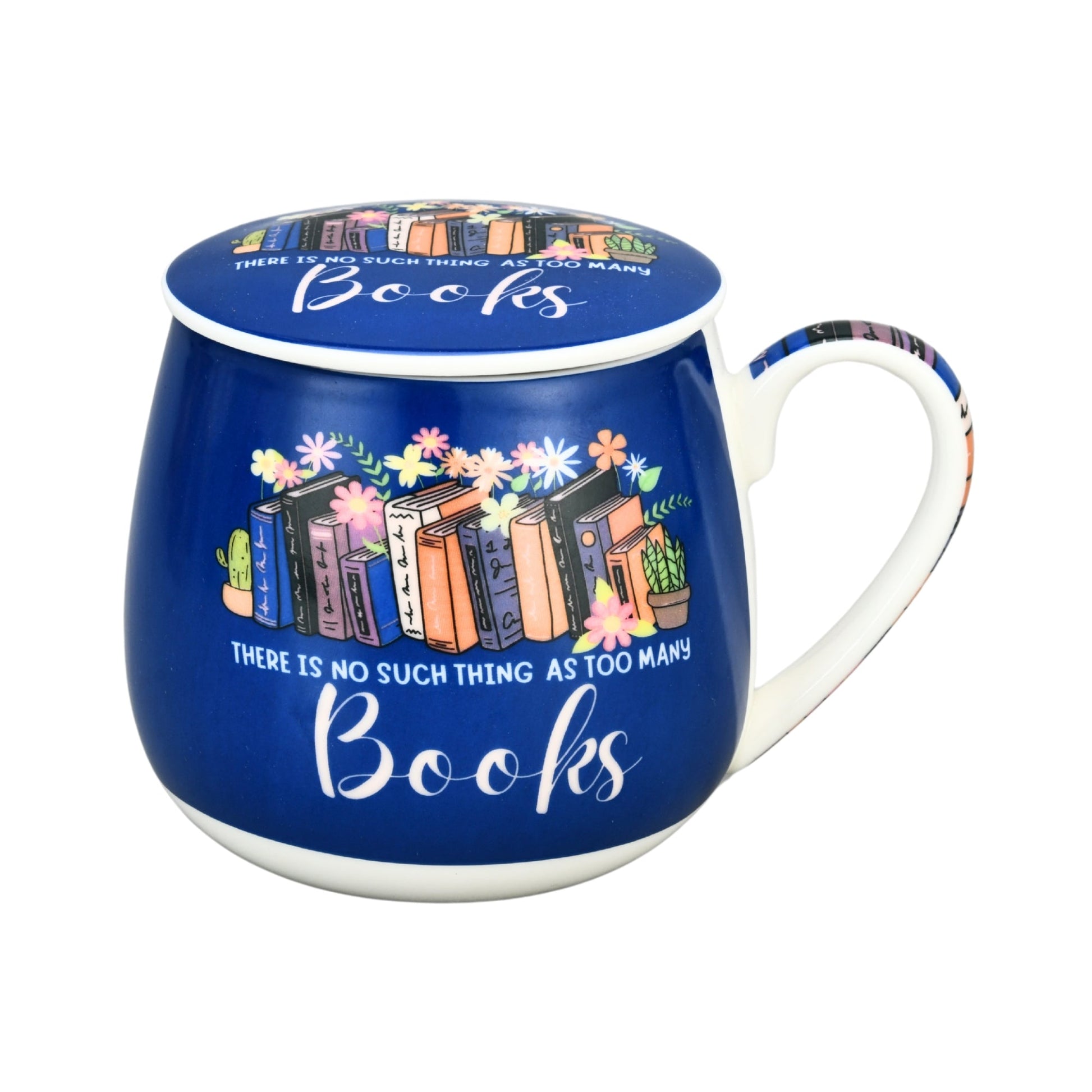 Tea Infuser Mug [mess:read Books, Drink Tea]
