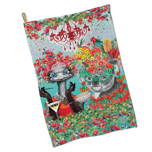 Tea Towel - Emu Koala Design