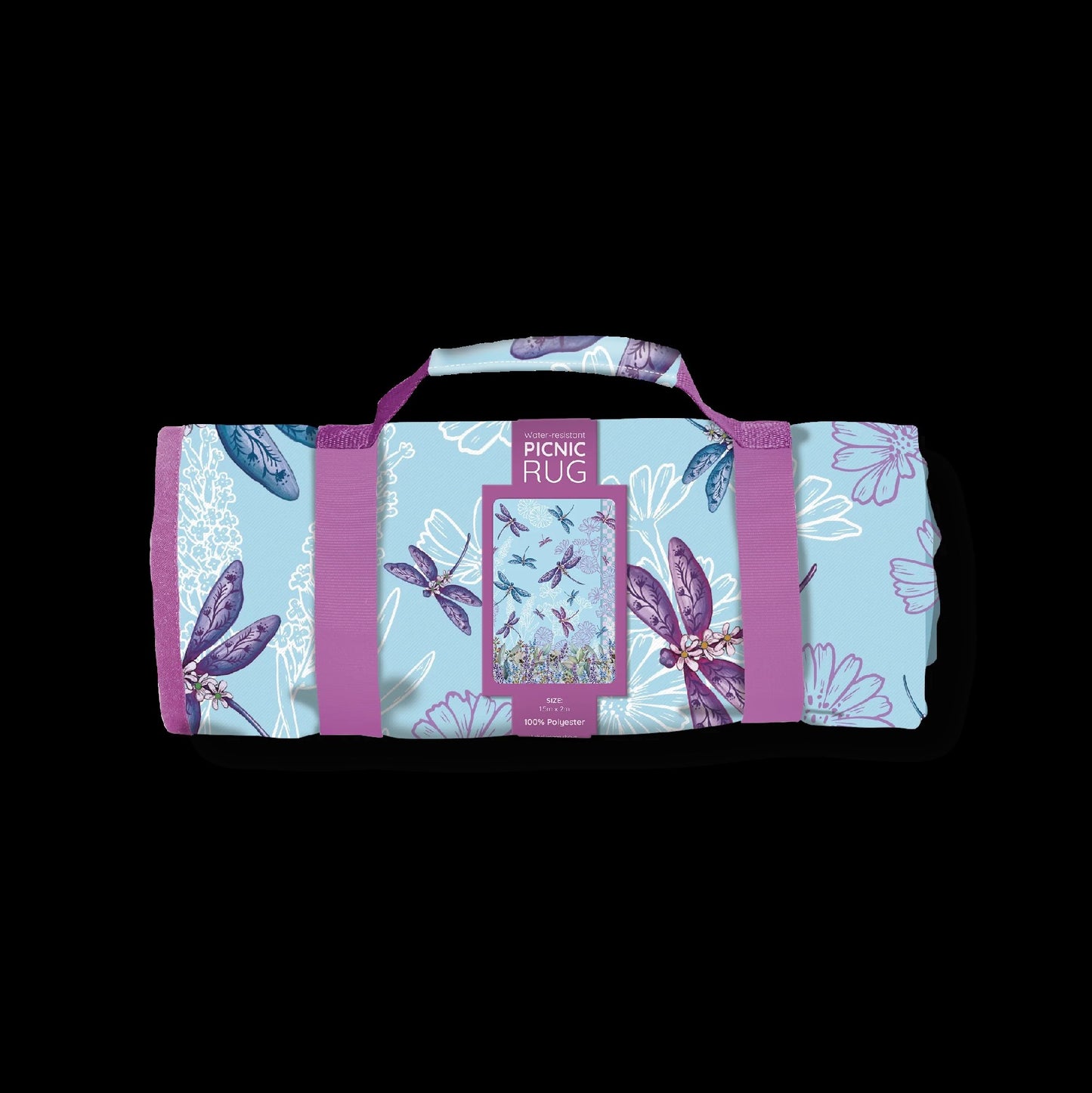 Lp Picnic Rug Lav Dragon Flies