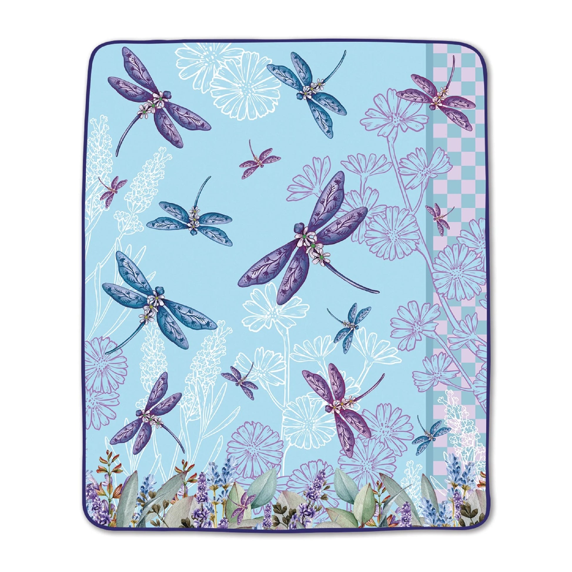 Lp Picnic Rug Lav Dragon Flies