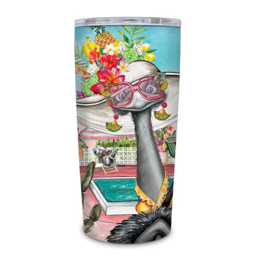 Travel Mug Double Walled Stainless Steel - Margaritaville Emu