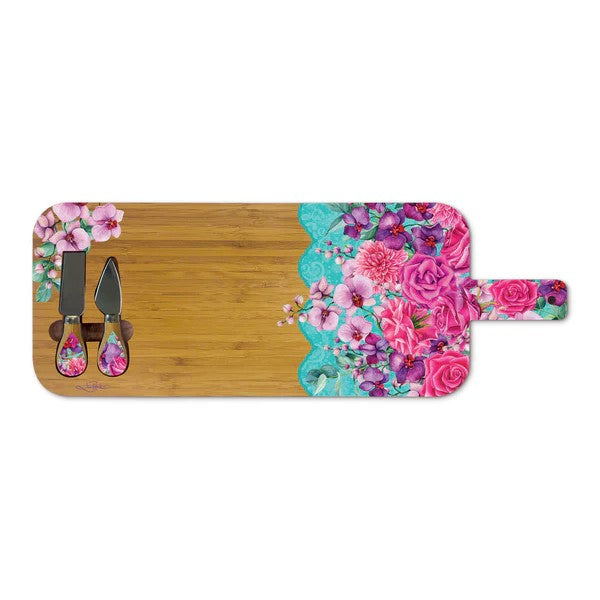 Lp Rose Boquet Lrg Platter