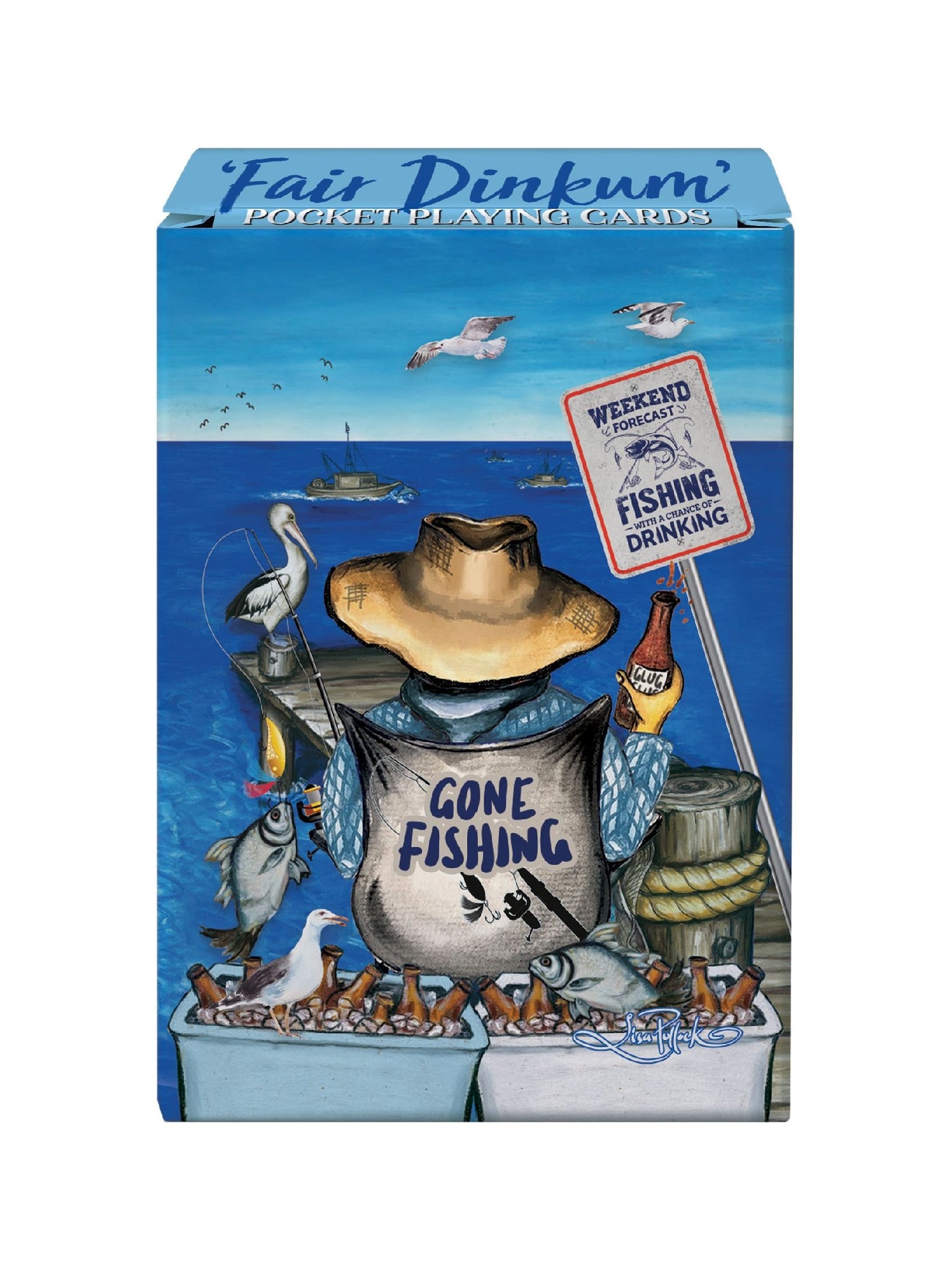 Fair Dinkum Playing Cards - Gone Fishing