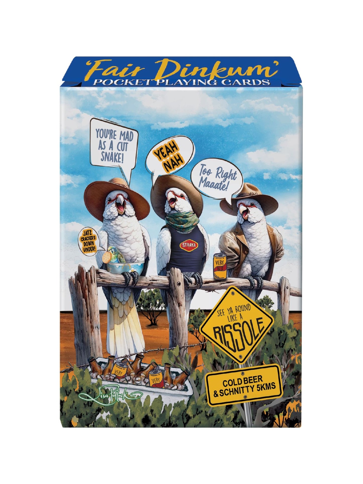  Fair Dinkum Playign Cards - Squawking Slang