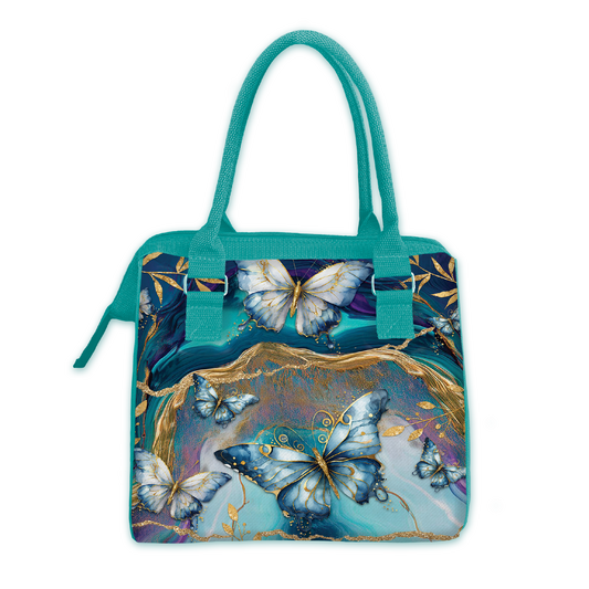 Lunch Tote Cooler Bag - Tranquil Butterflies