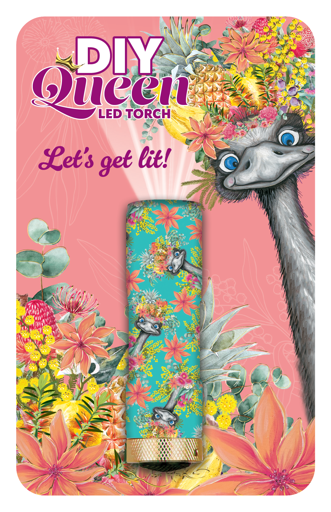 Torch Led - Diy Queen - Happy Emu