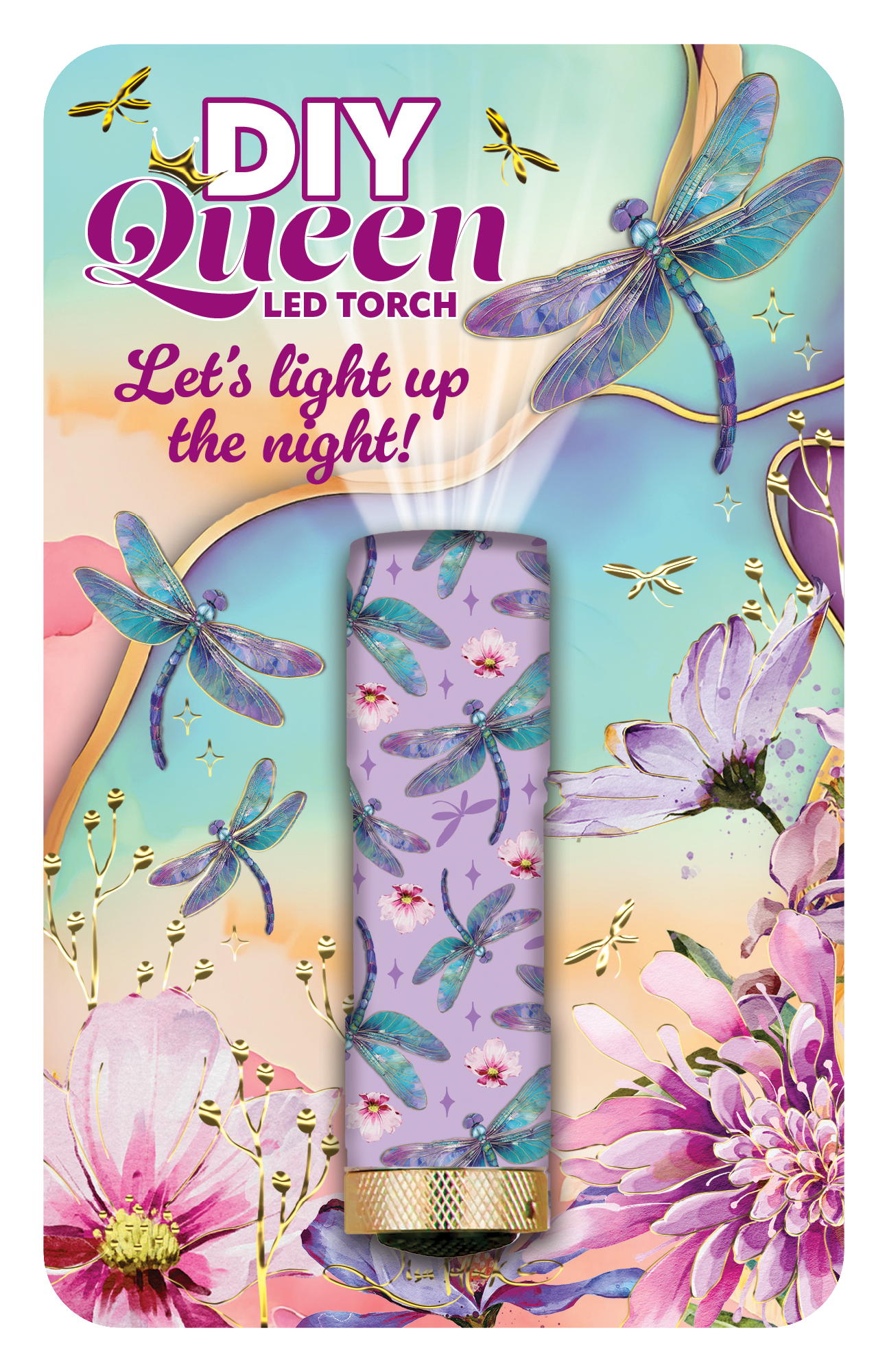 Torch Led - Diy Queen - Delightful Dragonflies