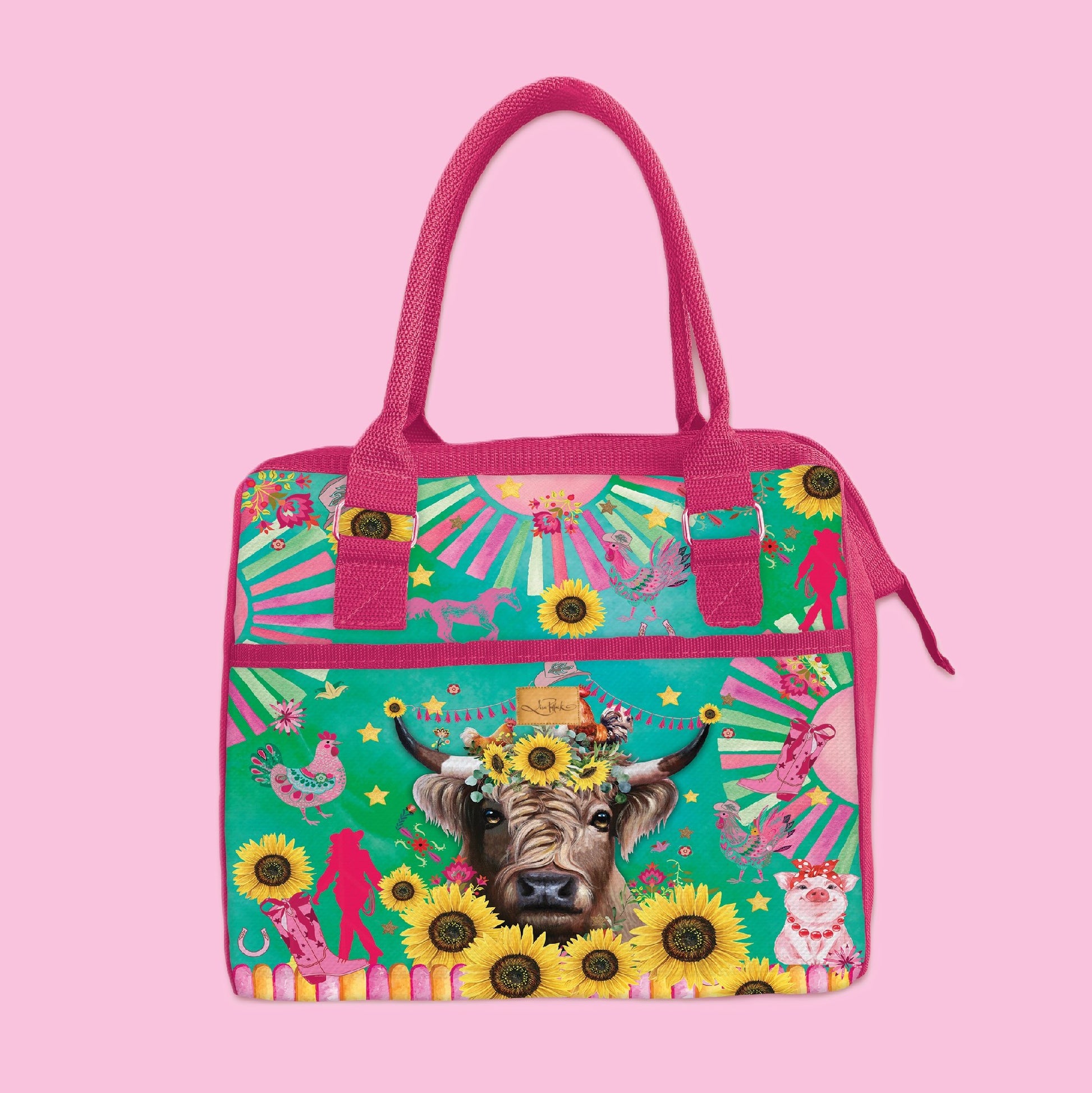 Lunch Insulated Bag [desn:carnival Cow]