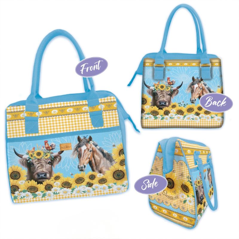 Lunch Insulated Bag [desn:carnival Cow]