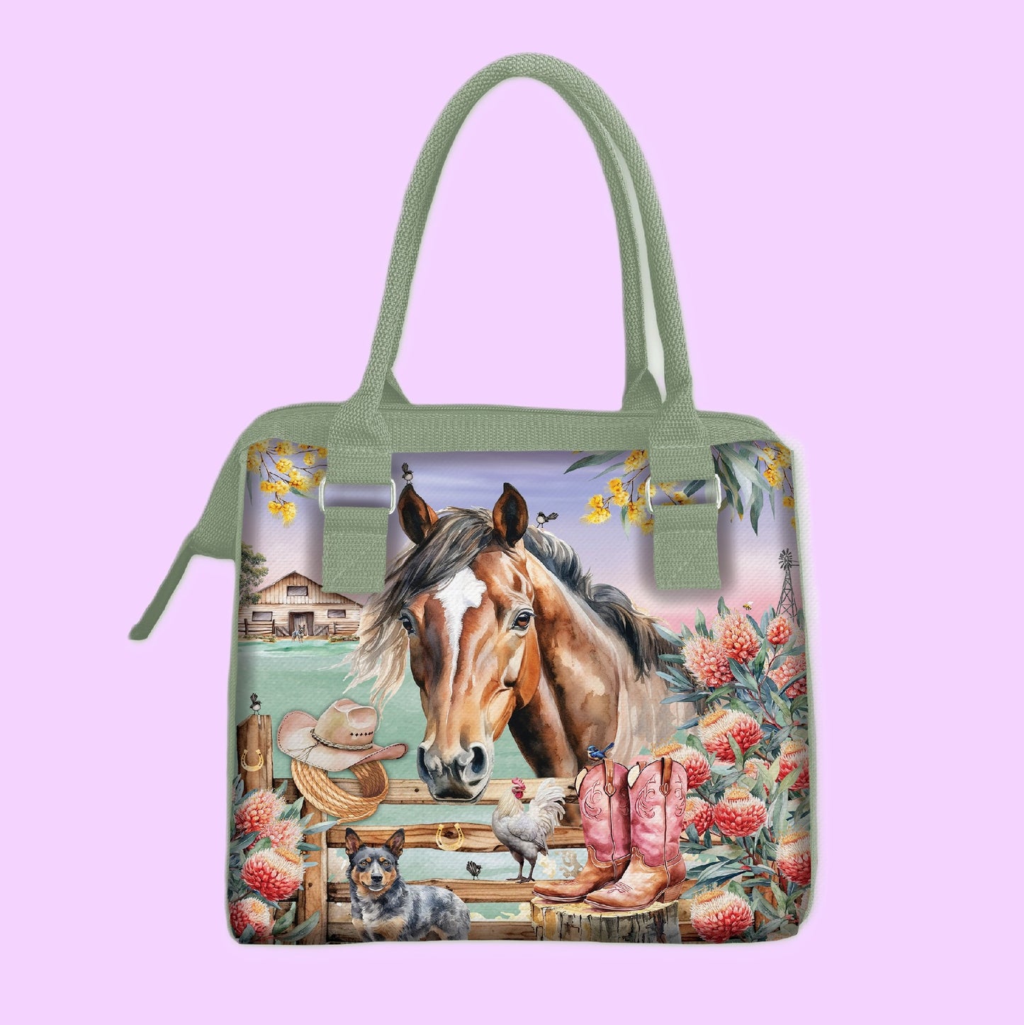 Lunch Tote - Country Dusk