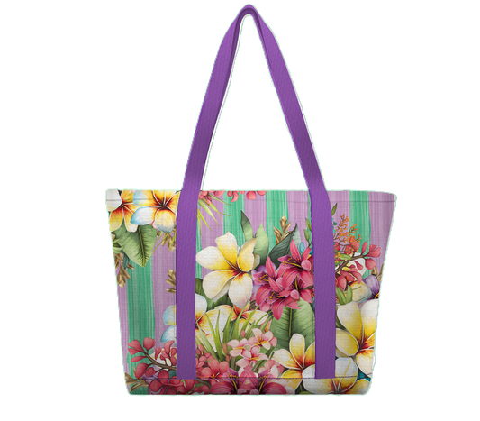 Large Tote Cooler Bag - Paradise Bloom