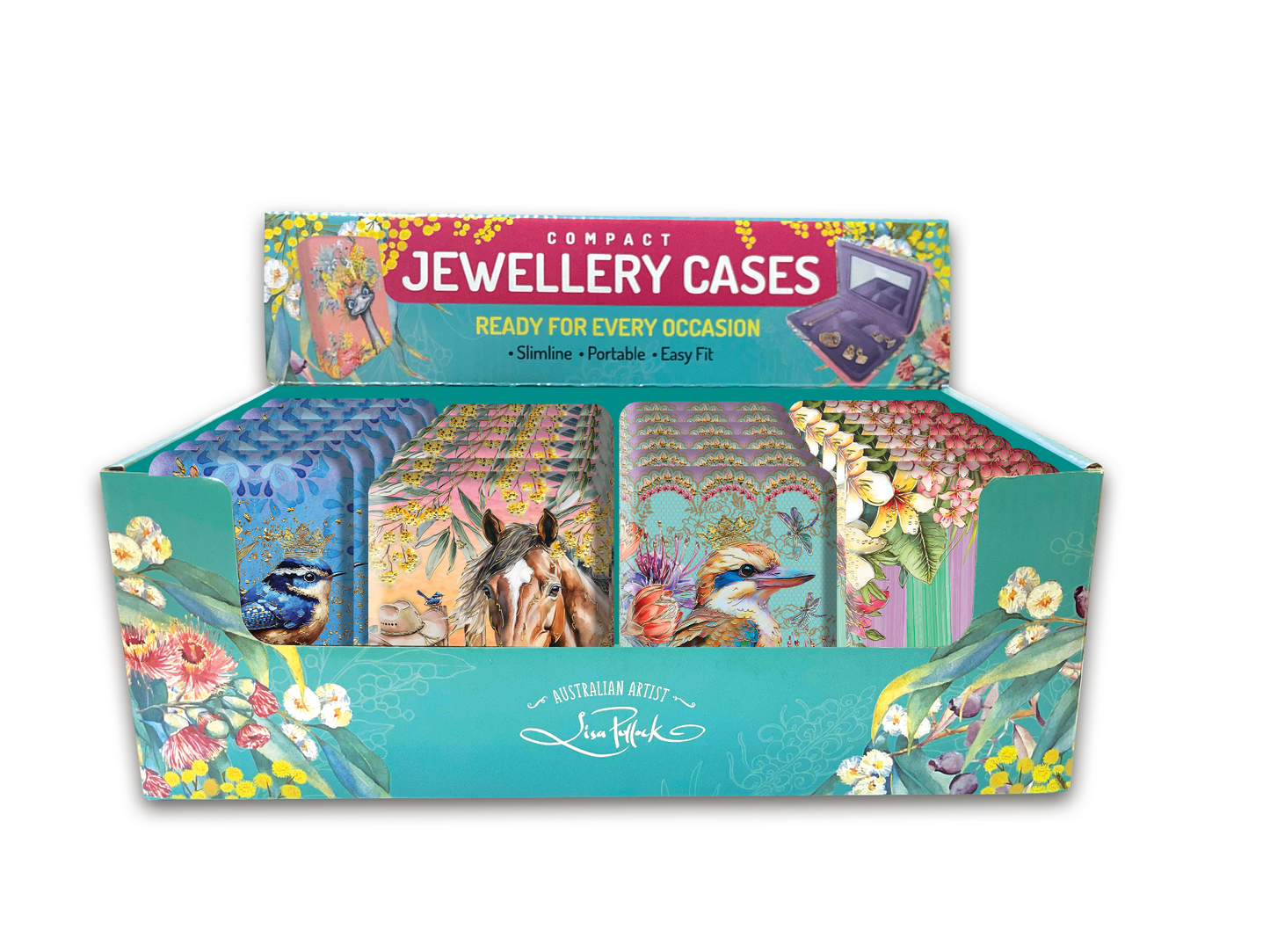 Small Jewellery Case W/ Gold Foil Cover