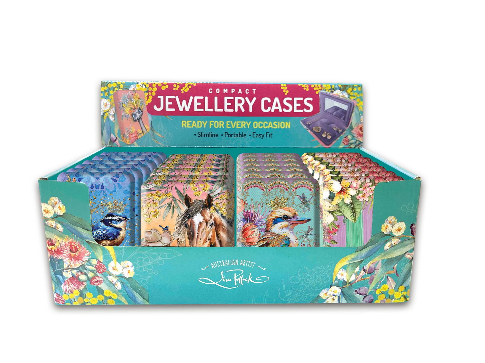Small Jewellery Case W/ Gold Foil Cover
