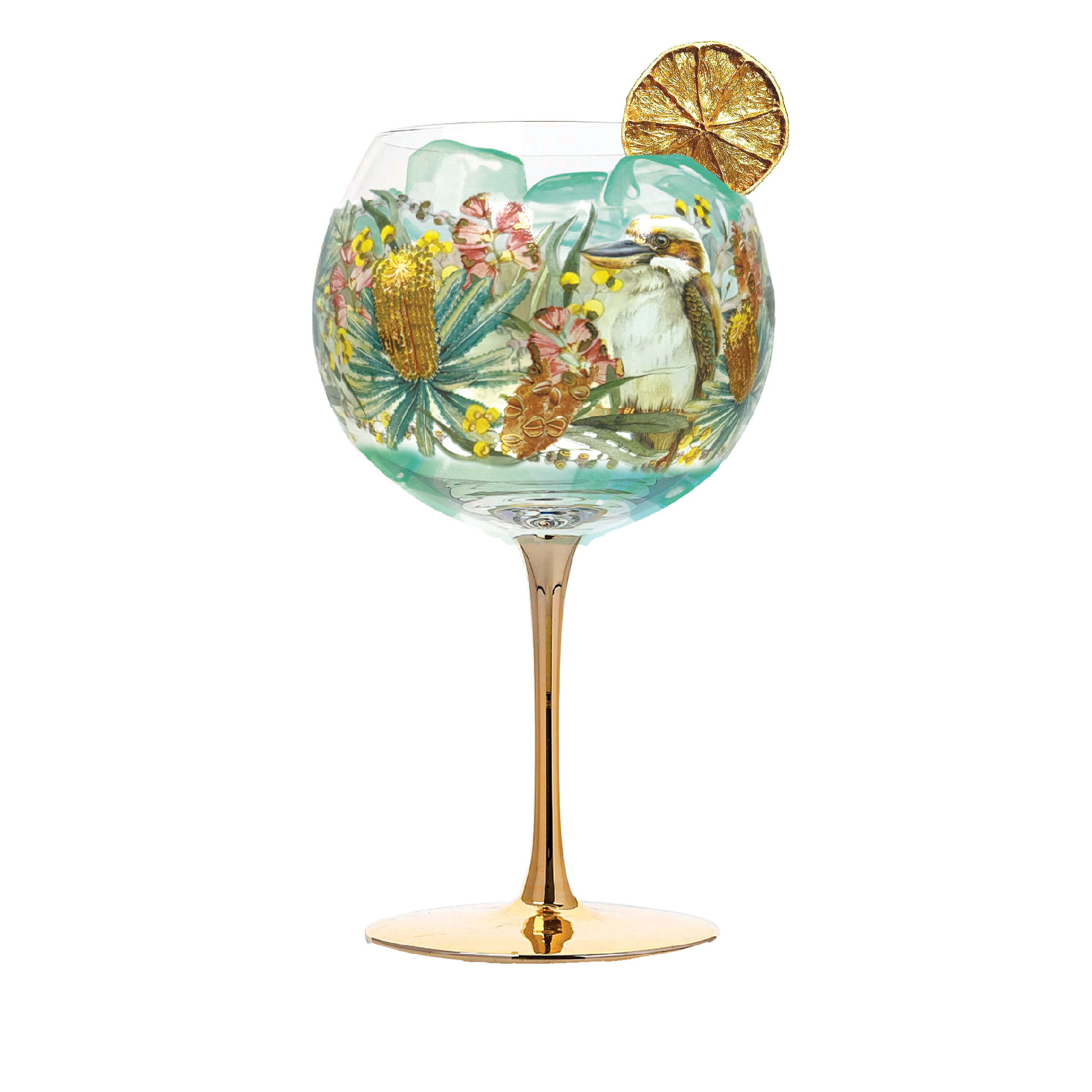 Golden Glamour Glass - Vintage Kookas