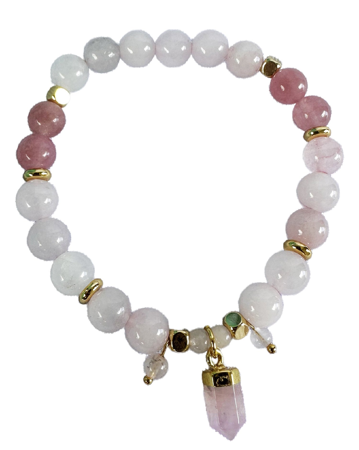 Crystal Point Bracelet [desn:rose Quartz]