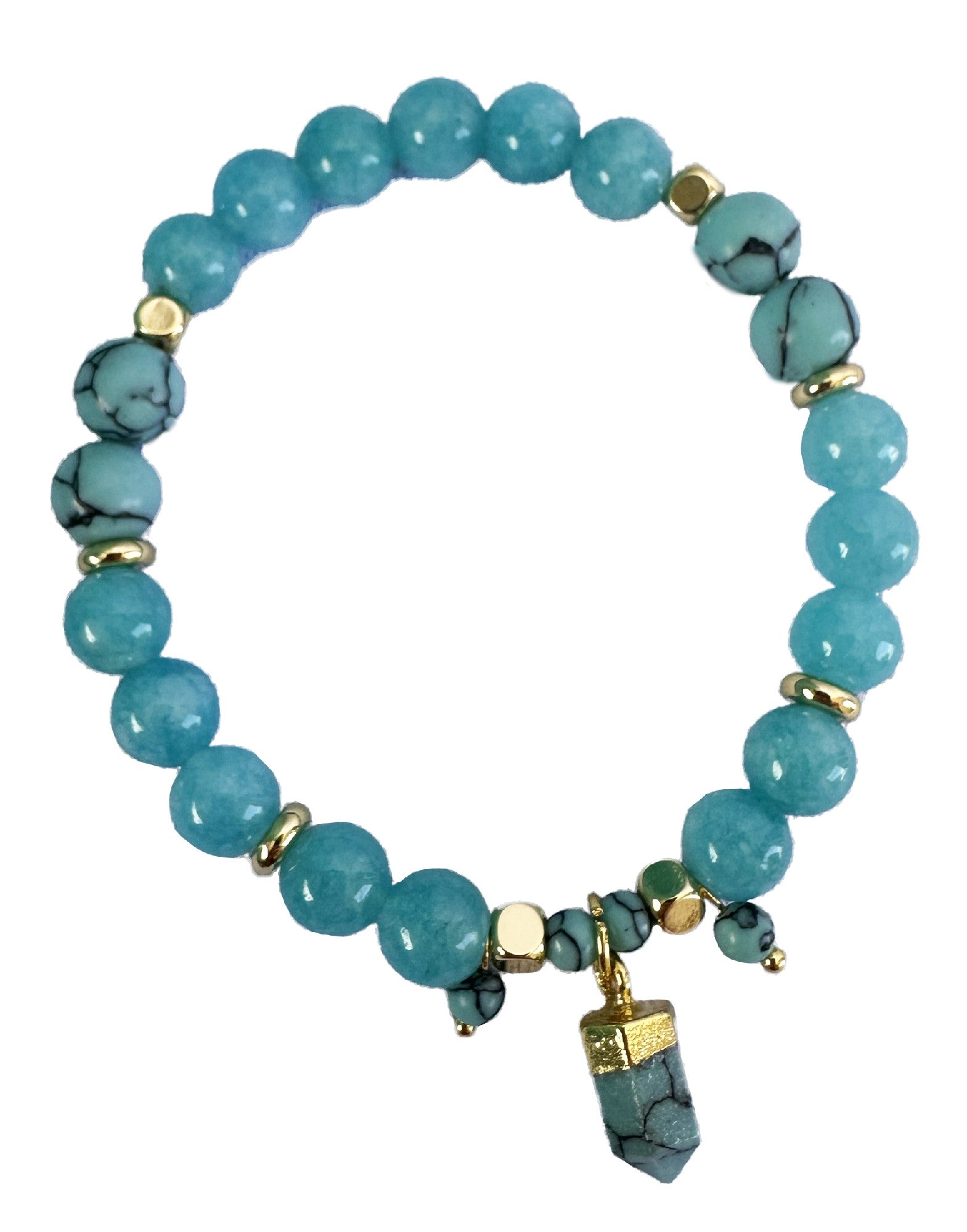 Crystal Point Bracelet [desn:amethyst]