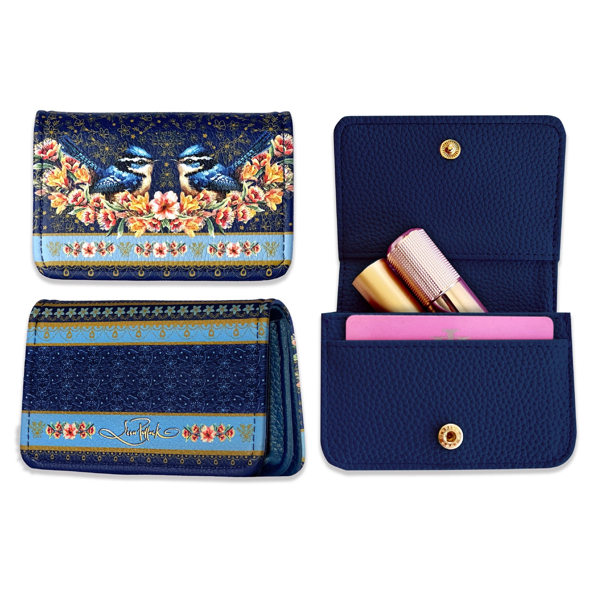 Card Wallets [desn:blue Wren]