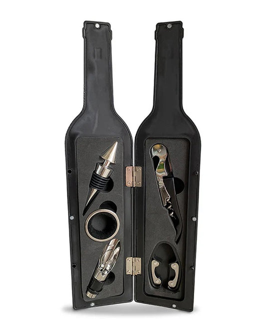 Mens Republic Wine Tool Gift Set - 5 Pcs In Bottle
