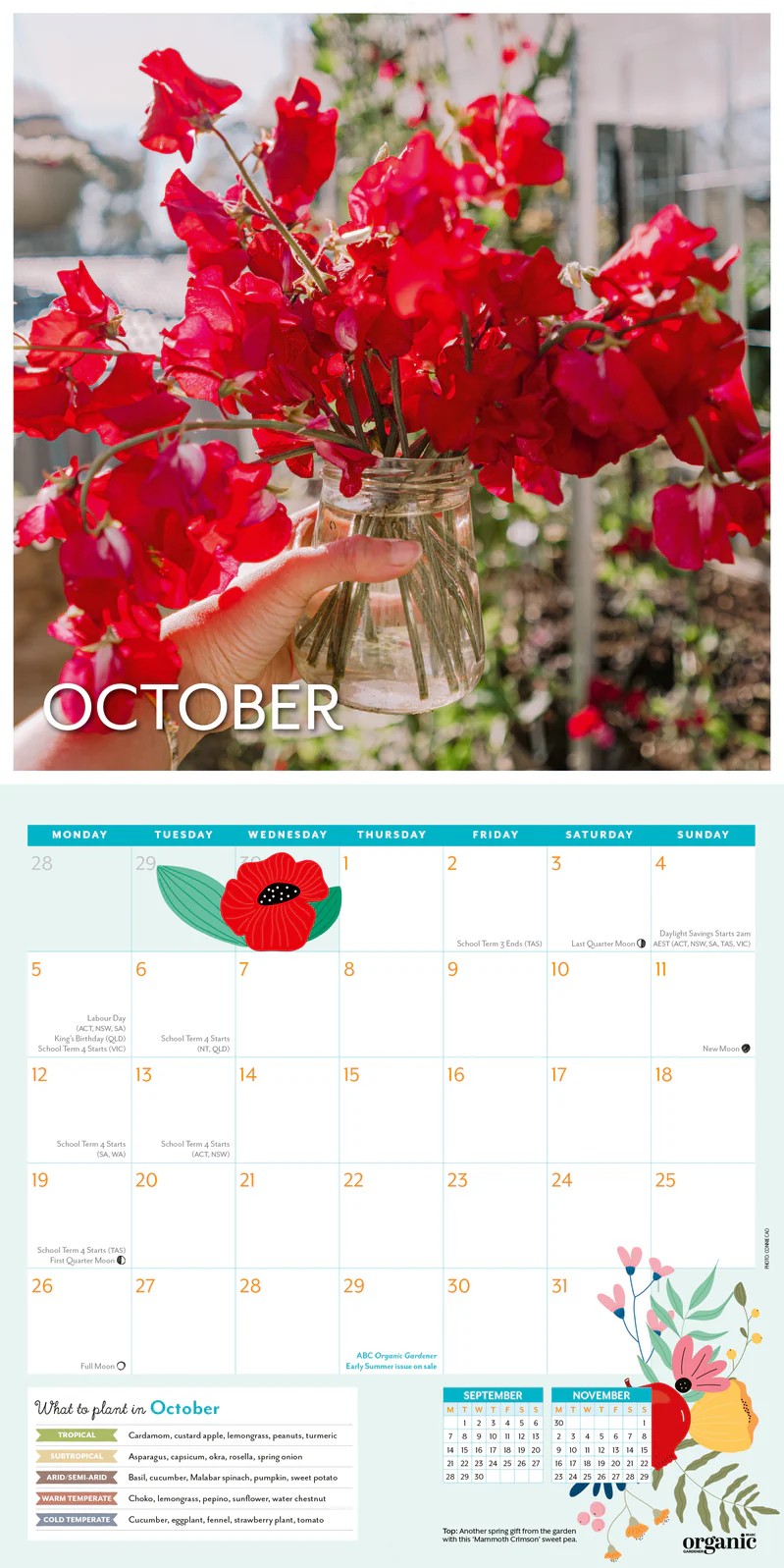 Organic Gardener Calendar: 2026