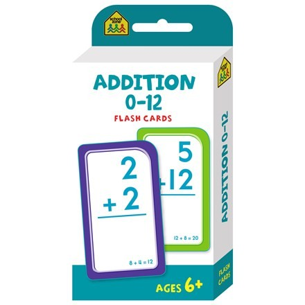 Sz Addition 0-12 Flash Cards