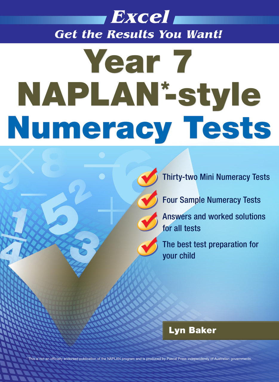 Naplan Style Numeracy Test [yr:year 3]