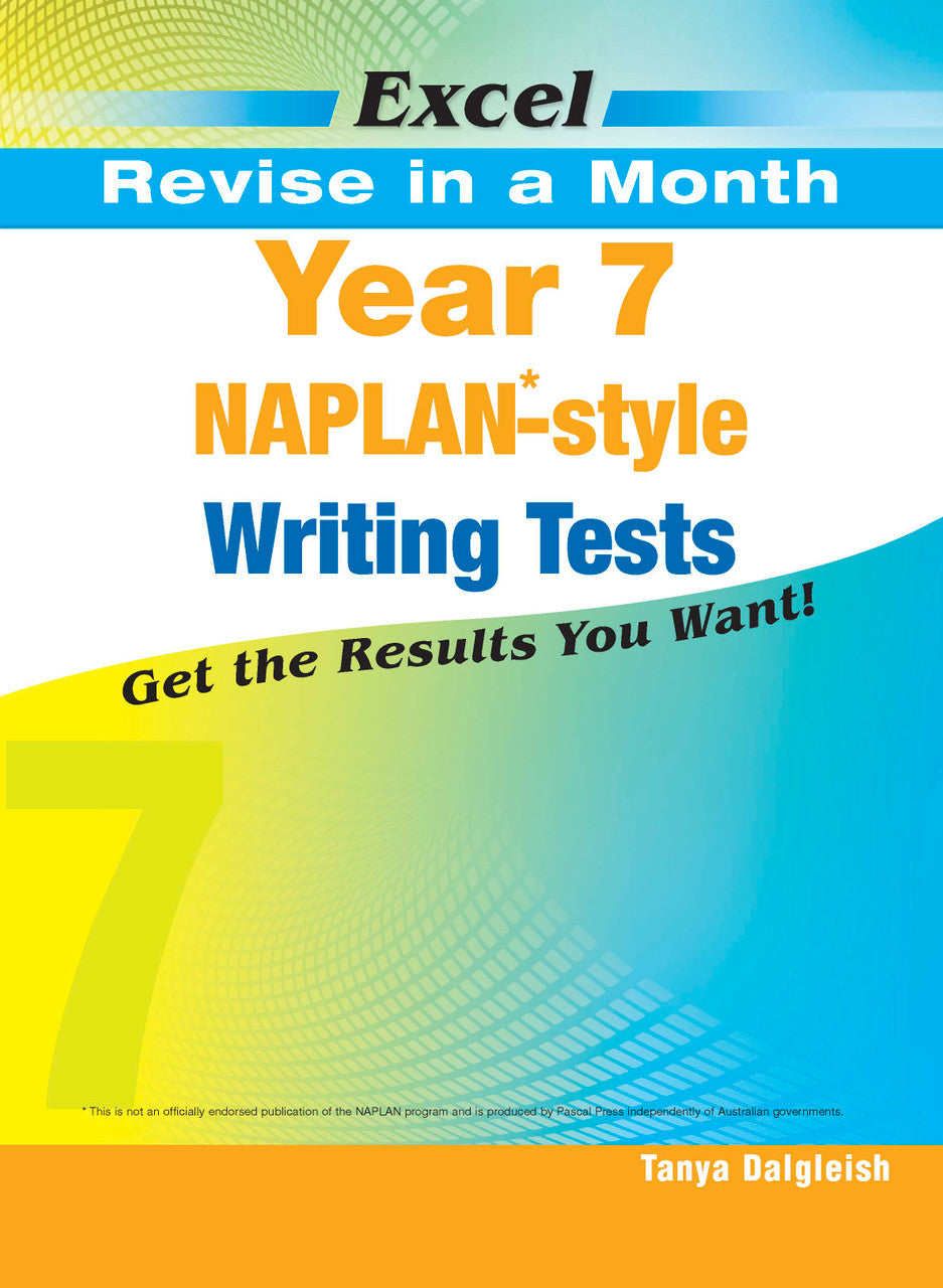 Naplan Revise In A Month Writing Test [yr:year 3]