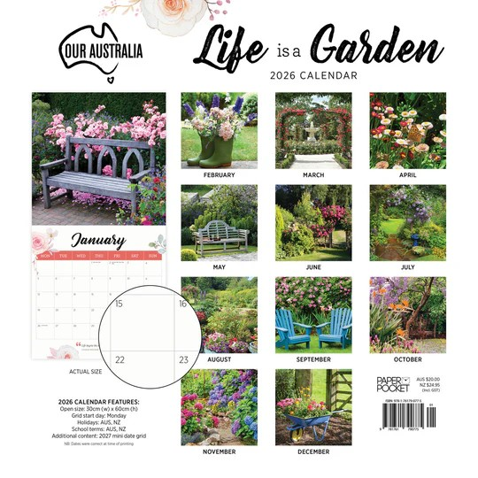 Our Aust Life Is A Garden Calendar: 2026