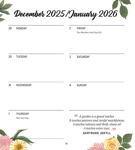 Life Is A Garden Diary: 2026