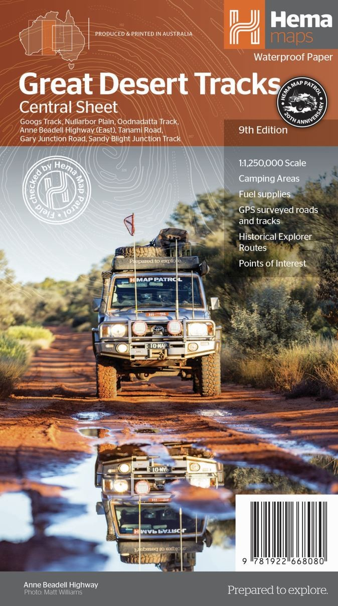 Great Desert Track -  Central Sheet